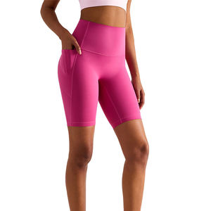 Shorts de Yoga de Cintura Alta para Mujer, Secado Rápido, Transpirables, Elásticos en Cuatro Direcciones, para Deporte, Gimnasio, Entrenamiento, Running, Venta al Por Mayor - Product Image 1