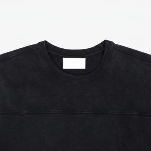 เสื้อยืดฟุตบอลผ้าเจอร์ซีย์คอตตอน 100% ทรงโอเวอร์ไซส์ แขนสั้น สไตล์วินเทจ ลุคสตรีทแวร์ สำหรับผู้ชาย - Product Image 3