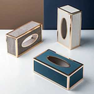 Handmade American Style Eco-friendly Durable Tissue <b>Box</b> Holder Cover Home Decor Table Top Use Hotel Restaurant Office - Product Image 2