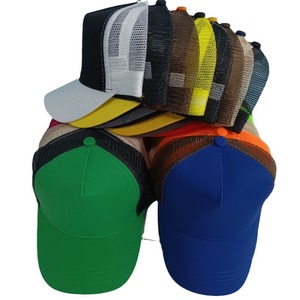 Custom High Quality 5 Panel Blank Plain Truck <b>Hat</b> Back Mesh Snap Back Truck Cap Blank Cotton Mesh Gorras Wholesale Trucker <b>Hats</b> - Product Image 4