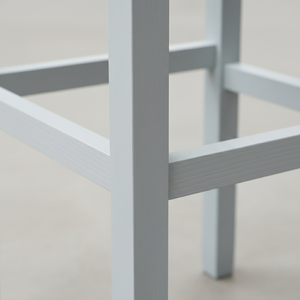 Ensemble de 2 tabourets de bar et de comptoir en cuir PU, ensemble de tabourets capitonnés en cuir PU, ensemble de tabourets rembourrés en PU avec structure en bois massif, hauteur bar et comptoir - Product Image 4