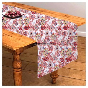 High Quality Indian Cotton Hand Block Printed Table <b>Runner</b> Decor Decorative Item For Living Room For Wedding Events Home Decor - Product Image 4