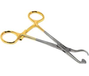 Pinzas de sujeción ósea de alta calidad de 5.5 pulgadas, pinzas quirúrgicas ortopédicas de acero inoxidable para sujeción ósea - Product Image 1