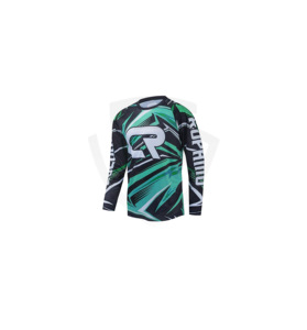 Jersey de Motocross Estampado de Manga Larga, Unisex, de Secado Rápido, Alta Calidad, Anti-UV, % Poliéster, Personalizado para Equipos Profesionales - Product Image 2