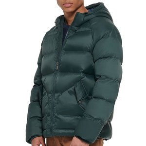 2025 Custom Made <b>Mens</b> Waterproof Puffer <b>Jacket</b> Zipper Closure Breathable Polyester Plain Design Wholesale - Product Image 5