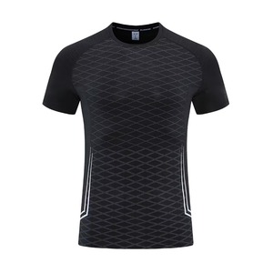 Fabricant de vêtements d'entraînement compressifs personnalisés, t-shirts de fitness pour la salle de sport, coton et polyester de qualité supérieure, personnalisation de la marque, OEM, ODM, étiquette privée - Product Image 6