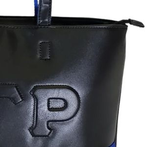 Women Embossed Tote Bag Sorority Inspired Textured Shoulder Carry <b>Handbag</b> Casual Shopping College Style Everyday Fashion - Product Image 5