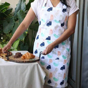 Delantal de Algodón Personalizado, Delantal de Cocina Duradero y Transpirable, Ideal para Barbacoa, Repostería y Uso Doméstico - Product Image 3