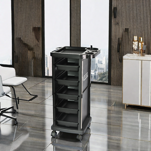 Xe đẩy salon tóc Black Beauty có năm ngăn kéo - Product Image 1