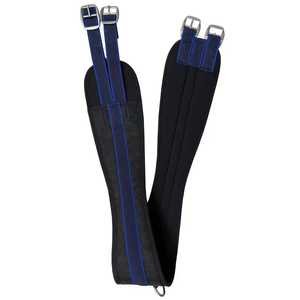 Cincha de Silla de Montar Inglesa Comfort Equestrian para Equitación con Costuras, Disponible en Modelos de Nailon Rojo y Blanco - Product Image 2