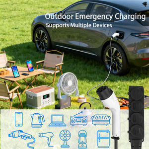 Cable Adaptador V2L de 5M, Tipo 2, para Descarga de Vehículo a Carga (EV), TPU, para Elevar Electricidad desde Coche Eléctrico, Nuevo, RTCFLY RT CC16A01EU - Product Image 5