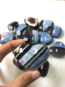 Ópalo Azul Natural de Owyhee en Forma de Corazón, Pulido a Mano, Piedra Preciosa para Feng Shui, Decoración del Hogar, Cristal Curativo - Product Image 6