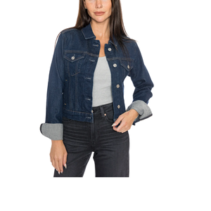 Vestes en jean longues tissées 100 % haute qualité pour femmes, style décontracté, vêtements d'extérieur en jean, veste d'hiver boutonnée, coupe oversize, fournisseur Pakistan - Product Image 6