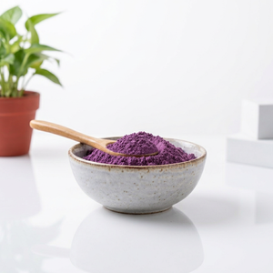 แป้งมันม่วงธรรมชาติ เกรดอาหาร สำหรับไอศกรีมและสมูทตี้ 1 กก. - Product Image 2
