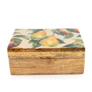 Floral Polka Dot Printed Polished Handmade Luxury Gift Packaging <b>Wooden</b> <b>Boxes</b> Foldable Lid UV Advantage Jewelry Indian - Product Image 1