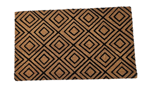 Alfombra Decorativa de Fibra de Coco Natural con Base de PVC Antideslizante para Entrada - Product Image 3
