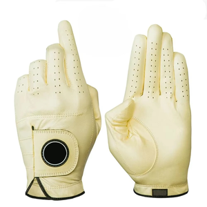 Nouveaux gants de golf sportifs personnalisables en maille respirante douce pour les mains, avec sangle de poignet réglable et fermeture auto-agrippante, pour hommes, avec logo - Product Image 1