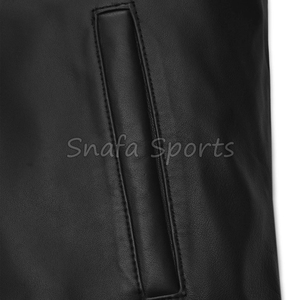 Ladies <b>Leather</b> <b>Jacket</b> For Women With Zipper Front <b>Long</b> Sleeve Stylish Fashion Outerwear Perfect For Autumn Daily Wear <b>Jackets</b> - Product Image 5