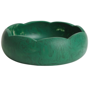 Frutero de Resina Esmeralda Ecológico, Platos para Servir, Tazón para Ensalada Clásico Hecho a Mano, Personalizado, Apto para Horno y Microondas, para Mesa de Fiesta - Product Image 2