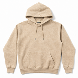 Sweat à capuche ample pour homme, en coton tricoté 100% lourd 400g, teint uni, avec motif imprimé, service OEM, pull-over - Product Image 5