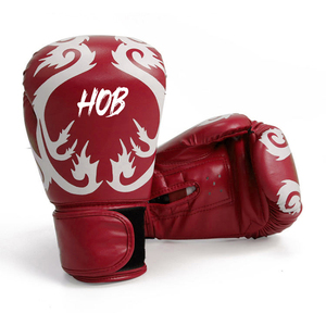 Gants d'entraînement en cuir personnalisés pour MMA et boxe avec fermeture auto-agrippante, gants de boxe en cuir PU pour Muay Thai - Product Image 2