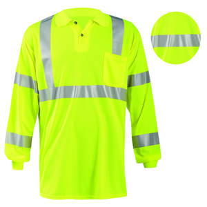 Camiseta de Algodón Reflectante de Alta Visibilidad para Hombre, Camiseta de Trabajo de Seguridad, Camisetas Ligeras para Construcción y Trabajo en Carreteras - Product Image 1