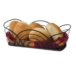 Heavy Duty Black Metal Mesh Firewood <b>Basket</b> with Round Wood Handles Indoor Outdoor Log Carrier Decorative Hearth Storage Bin - Product Image 4