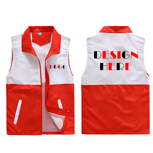 Chaleco de Seguridad Reflectante de Alta Visibilidad con Cierre y Logotipo Personalizado, sin Mangas, para Verano, Bordado, Impresión por Transferencia de Calor, Promocional, Corporativo - Product Image 3