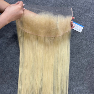 Cabello Humano Rubio Liso 13x6 HD Lace Frontal de Venta Caliente, 100% Cabello Vietnamita de Proveedor - Product Image 4