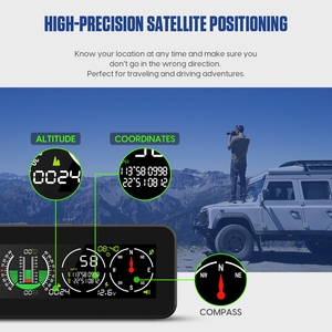 MRCARTOOL M60 เครื่องวัดมุมดิจิตอล GPS HUD สำหรับยานยนต์ วัดมุมเอียง มุมหมุน และมุมลาดเอียง สำหรับรถออฟโรด SUV - Product Image 4