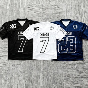 Custom American Football Jersey Sublimation Team Uniform Breathable Quick Dry <b>Polyester</b> Sportswear Personalized Football <b>Shirt</b> O - Product Image 4