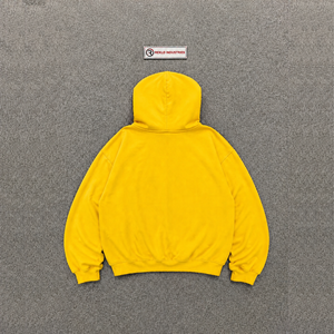 Yellow Graphic Hoodie Hyper Style Star Print Oversized Streetwear Pullover Sweatshirt <b>Y2K</b> Urban Fashion Casual Unisex Hooded <b>Top</b> - Product Image 6