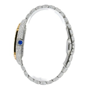 Reloj de Lujo para Hombre con Incrustaciones de Diamantes Moissanite VVS en Oro Blanco, Estilo Hip Hop, Personalizado, de Alta Calidad, Completamente Incrustado - Product Image 4