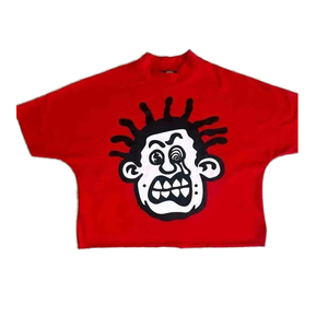 Camisetas Cortas Lisas con Estampado Gráfico al por Mayor, 100% Algodón Jersey, Cuello Redondo, Camiseta Personalizada con Serigrafía para Hombre, 200 Gramos - Product Image 1