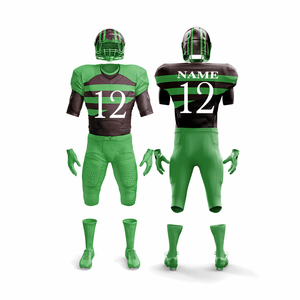 Camiseta de Fútbol Americano de Alta Calidad, Mangas Cortas, Impresión por Transferencia de Calor, Personalizada en la Parte Delantera, Nuevo Estilo, Transpirable y Elástica - Product Image 2