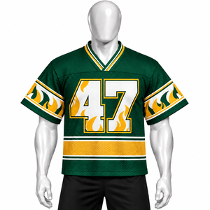Maillots de football pour supporters grande taille, style uni, 100% polyester mesh, manches courtes, vente en gros - Product Image 4