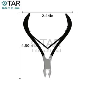 Coupe-cuticules robuste avec double ressort, lames tranchantes pour manucure et pédicure de qualité professionnelle - Product Image 2