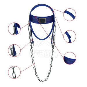 Harnais de musculation en néoprène avec sangles réglables, crochet en acier, antidérapant, respirant, écologique pour l'entraînement en salle de sport pour hommes - Product Image 3