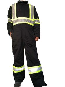 OEM Plus Size Heavy Duty Canvas Work Coveralls American Style Reflective Hi Vis Safety Uniform Industrial Workwear - Product Image 2