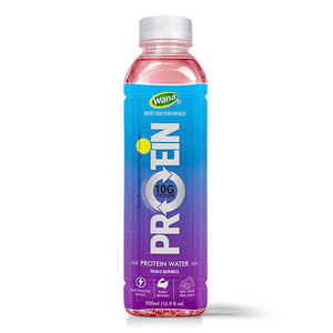 <b>Protein</b> Water 500ml Mixed Berries 10g Plant <b>Protein</b> Real Fruit Juice Electrolytes Boost - Product Image 1