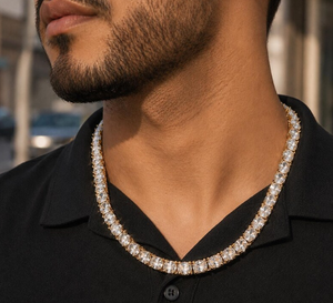 Collar de Perlas de Agua Dulce en Acero Inoxidable Chapado en Oro Rosa, Gargantilla con Micro Pavé, Unisex, para Uso Diario - Product Image 4