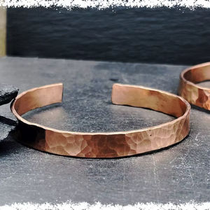 Handcrafted solid <b>copper</b> <b>bracelet</b> <b>for</b> arthritis joint pain relief with magnetic therapy elegant indian design <b>for</b> <b>men</b> women - Product Image 2
