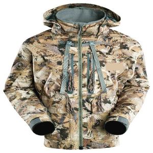 Waterproof Windproof <b>Camo</b> <b>Jacket</b> with Insulated Fleece Liner and Hood for Hunting in Snowy or Rainy Conditions - Product Image 2