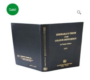 Livre d'évaluation clinique de la vision des couleurs, 24 plaques, fournit des plaques de test pour un dépistage structuré de la vision des couleurs au meilleur prix - Product Image 2