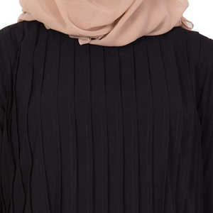 Abaya de la Mejor Calidad, Casual, con Botones y Bordados para Mujer, Tela con Memoria, Tallas y Colores Personalizados, 100% Poliéster, Ecológica - Product Image 5