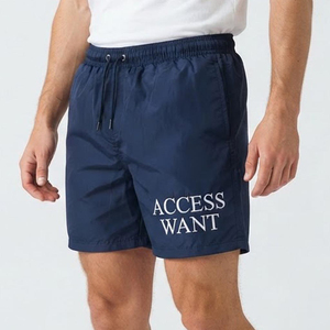 OEM Custom Embroidered Logo Men's <b>Windbreaker</b> Shorts Drawstring Waist Nylon Shorts Quick Dry Men's Hiking <b>Camping</b> Shorts - Product Image 1