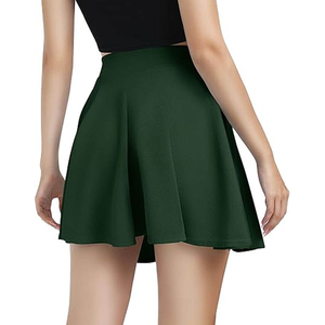 Jupe de course taille haute pour femme avec short intégré, tissu extensible à séchage rapide, vêtements de sport pour la gym - Product Image 5