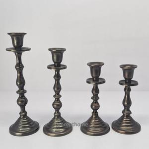 Support de bougie antique décoratif en aluminium, support de bougie en métal pour salon, fabricant et fournisseur en gros - Product Image 6