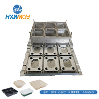Moule de thermoformage pour boîte à lunch en PP/PET HXWMold |   Moulage sous vide sur mesure