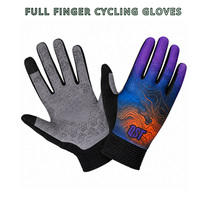 Gants de cyclisme à doigts complets, gants de course à écran tactile, gants de VTT respirants antidérapants, logo personnalisé, fournisseur OEM ODM - Product Image 2